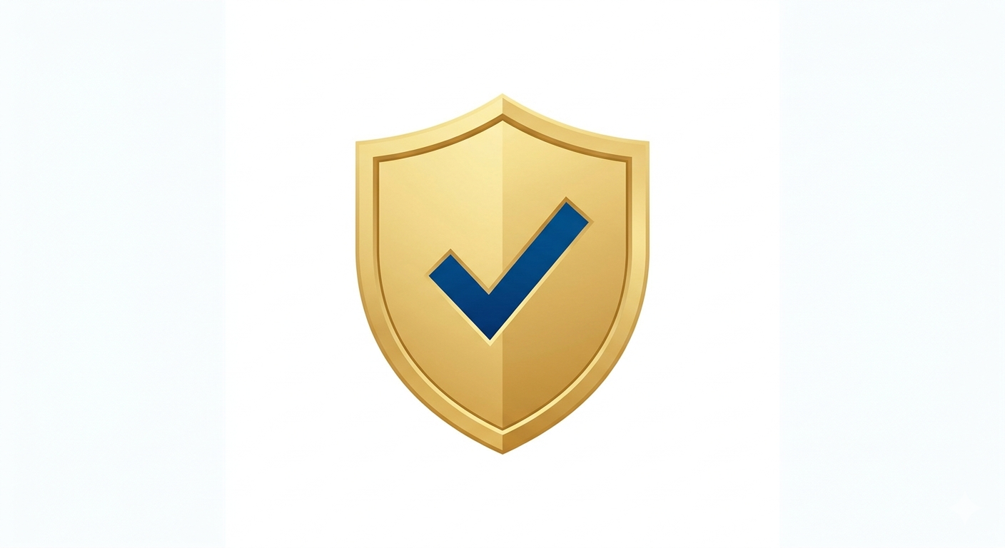 Gold badge icon representing legal expertise and trusted documentation services.